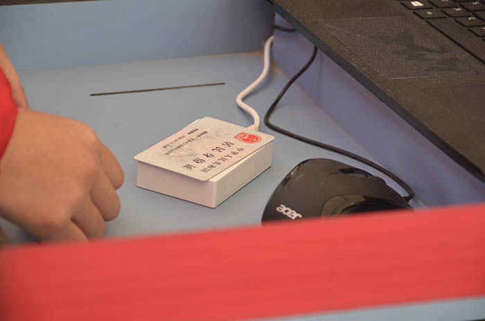 華旭J15S身份證閱讀器現場圖片