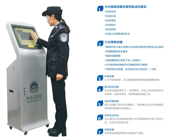 千景執法記錄儀數據采集站